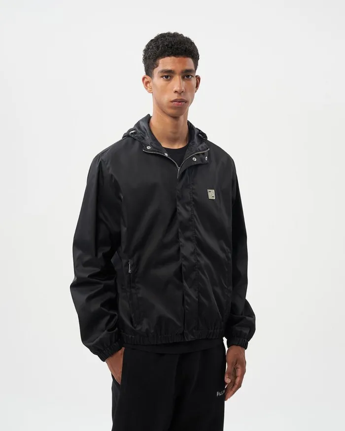 Men Filling Pieces Coats and Jackets Padded Windbreaker Black