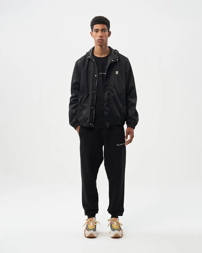 Men Filling Pieces Coats and Jackets Padded Windbreaker Black
