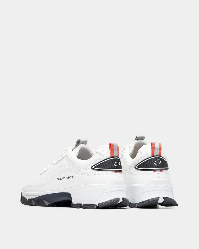 Men Filling Pieces Sneakers Lux Radar Kite All White