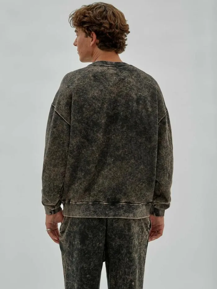 Men GUESS Hoodies and Sweaters GUESS Originals Acid Wash Crewneck Go Fleece Acid Wash Men GUESS Hoodies and Sweaters GUESS Originals Acid Wash Crewneck Go Fleece Acid Wash