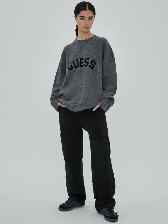 Men GUESS Hoodies and Sweaters GUESS Originals Jans Sweater Marled Grey Heather Men GUESS Hoodies and Sweaters GUESS Originals Jans Sweater Marled Grey Heather