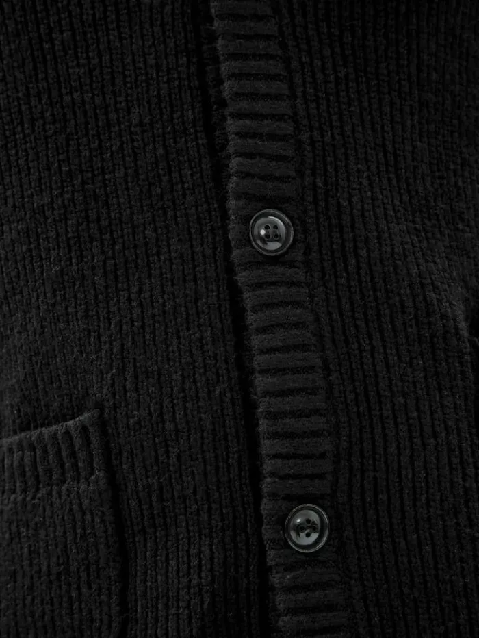 Men GUESS Hoodies and Sweaters GUESS Originals Label Cardigan Black