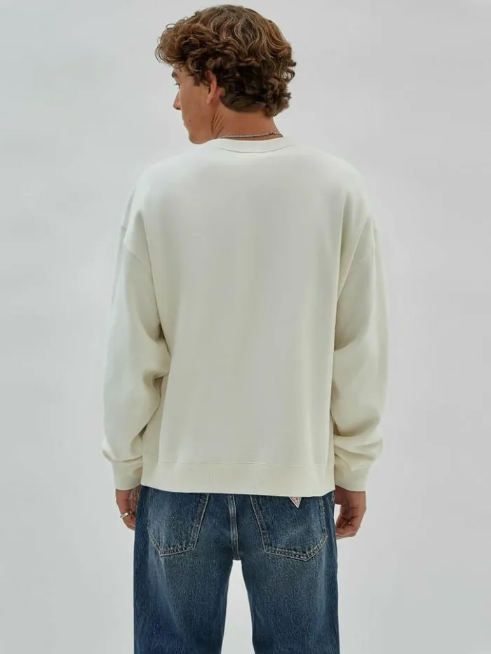 Men GUESS Hoodies and Sweaters GUESS Originals Vintage Dev Sweatshirt Sandy Shore Men GUESS Hoodies and Sweaters GUESS Originals Vintage Dev Sweatshirt Sandy Shore