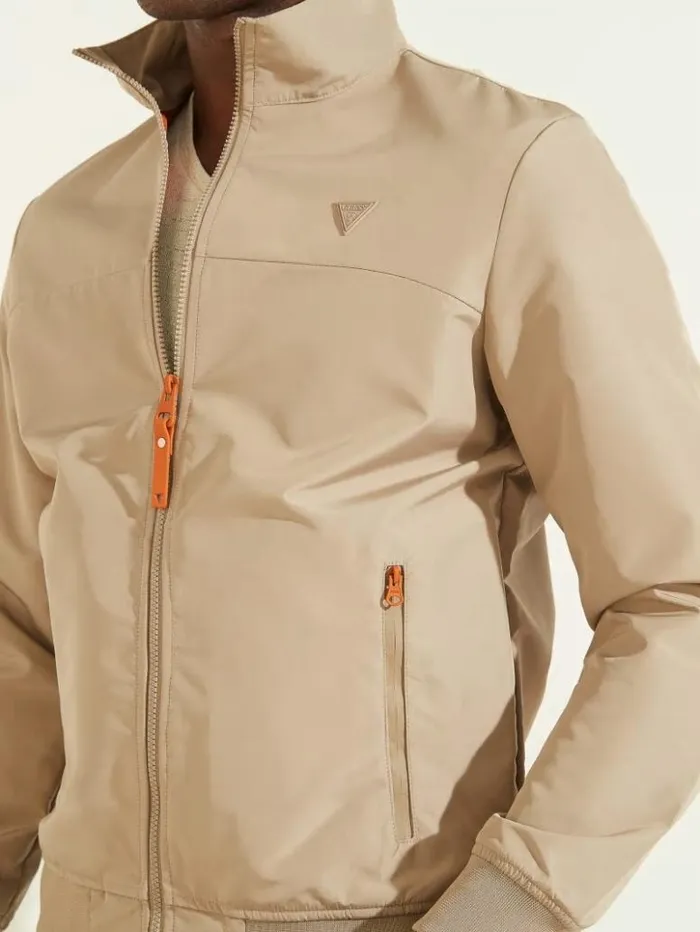 Men GUESS Jackets and Coats Amos Flight Jacket Impact Grey