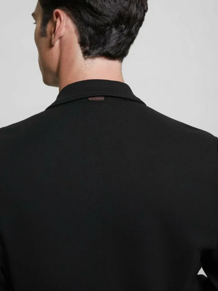 Men GUESS Jackets and Coats Eco Tyron TechStretch Blazer Black