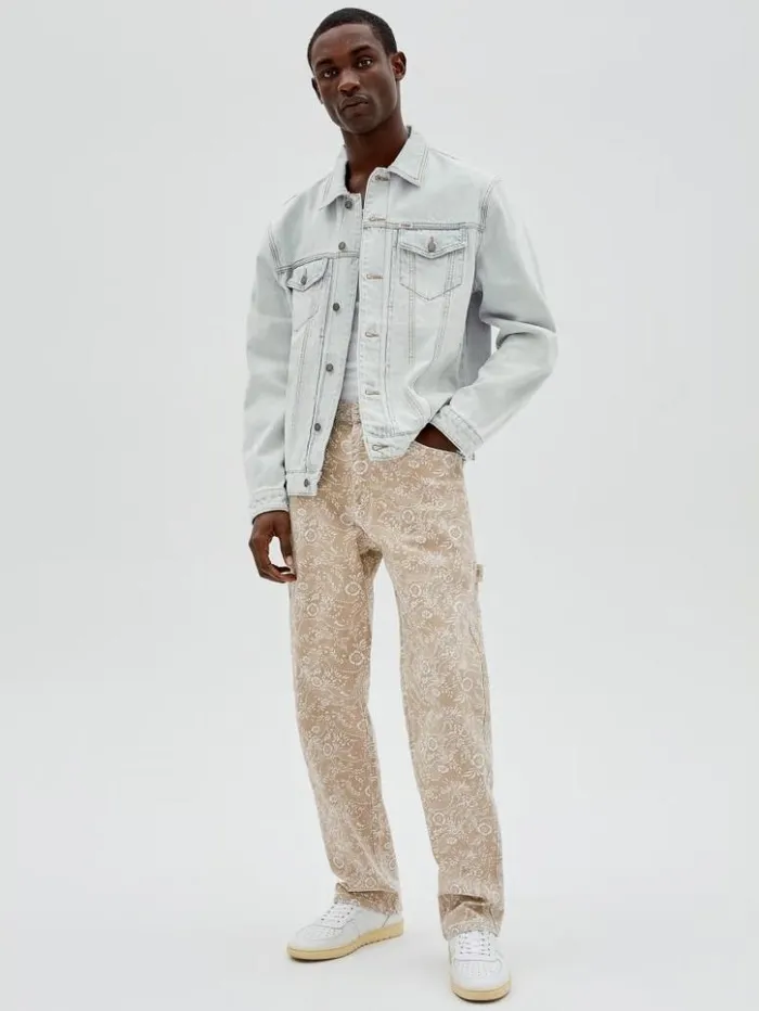 Men GUESS Jackets and Coats GUESS Originals Kit Denim Jacket Go Crest Lt Wash Men GUESS Jackets and Coats GUESS Originals Kit Denim Jacket Go Crest Lt Wash