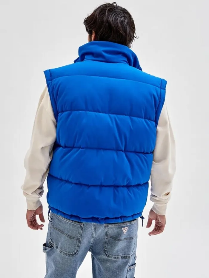 Men GUESS Jackets and Coats GUESS Originals Puffer Jacket Bright Zaffre