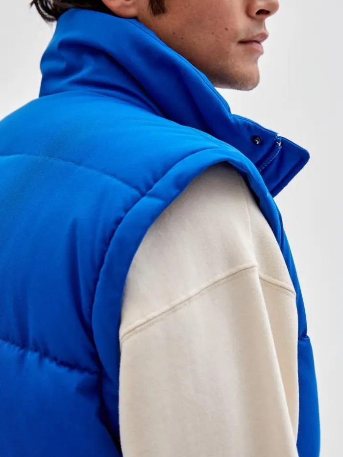 Men GUESS Jackets and Coats GUESS Originals Puffer Jacket Bright Zaffre