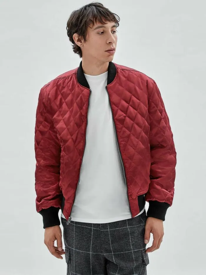 Men GUESS Jackets and Coats GUESS Originals Reversible Flight Jacket Black