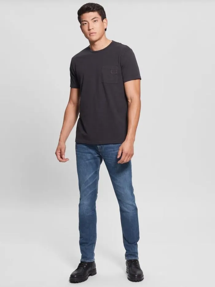 Men GUESS Jeans and Denim Eco CashmereBlend Chris Skinny Jeans Absolute