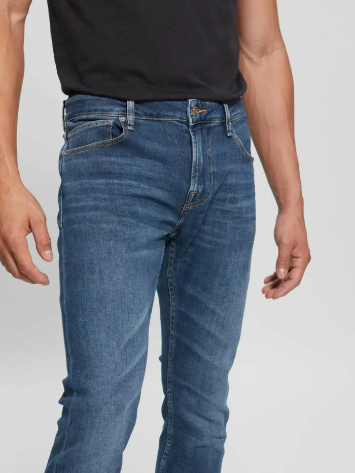 Men GUESS Jeans and Denim Eco CashmereBlend Chris Skinny Jeans Absolute