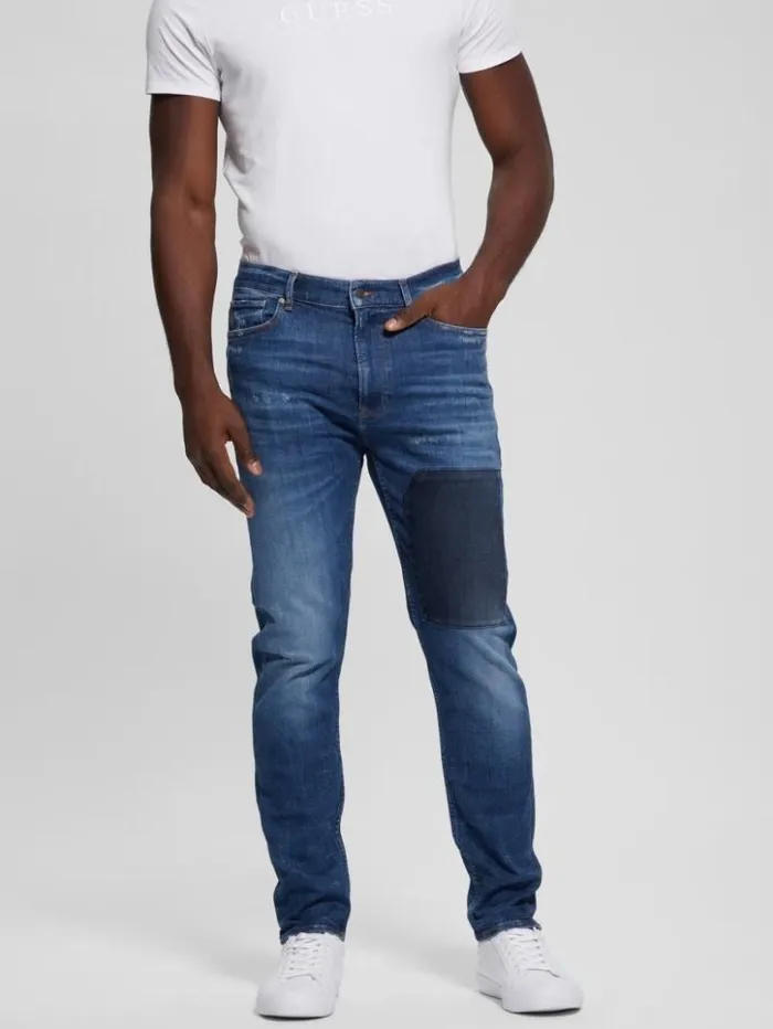 Men GUESS Jeans and Denim Eco James Tapered Denim Jeans Nookie