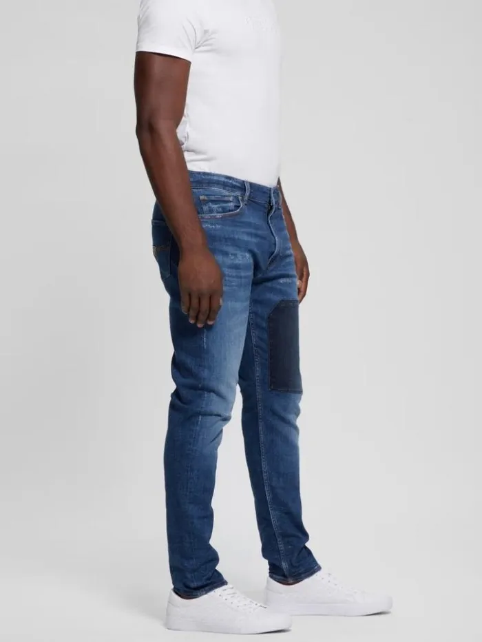 Men GUESS Jeans and Denim Eco James Tapered Denim Jeans Nookie
