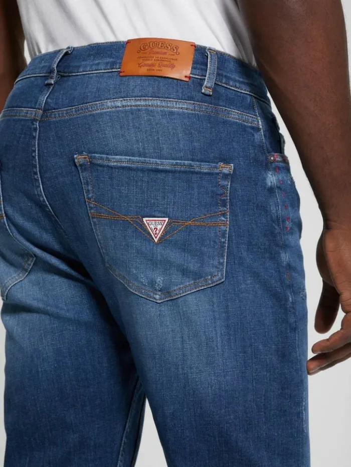 Men GUESS Jeans and Denim Eco James Tapered Denim Jeans Nookie