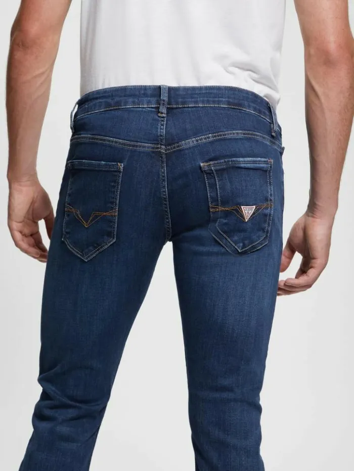 Men GUESS Jeans and Denim Eco Miami Skinny Jeans Rt Grounds