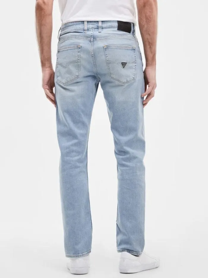 Men GUESS Jeans and Denim Faded Tapered Jeans Jackson Wash