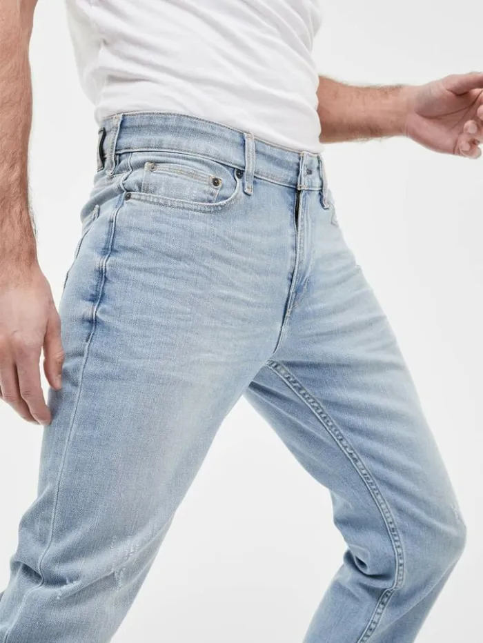 Men GUESS Jeans and Denim Faded Tapered Jeans Jackson Wash