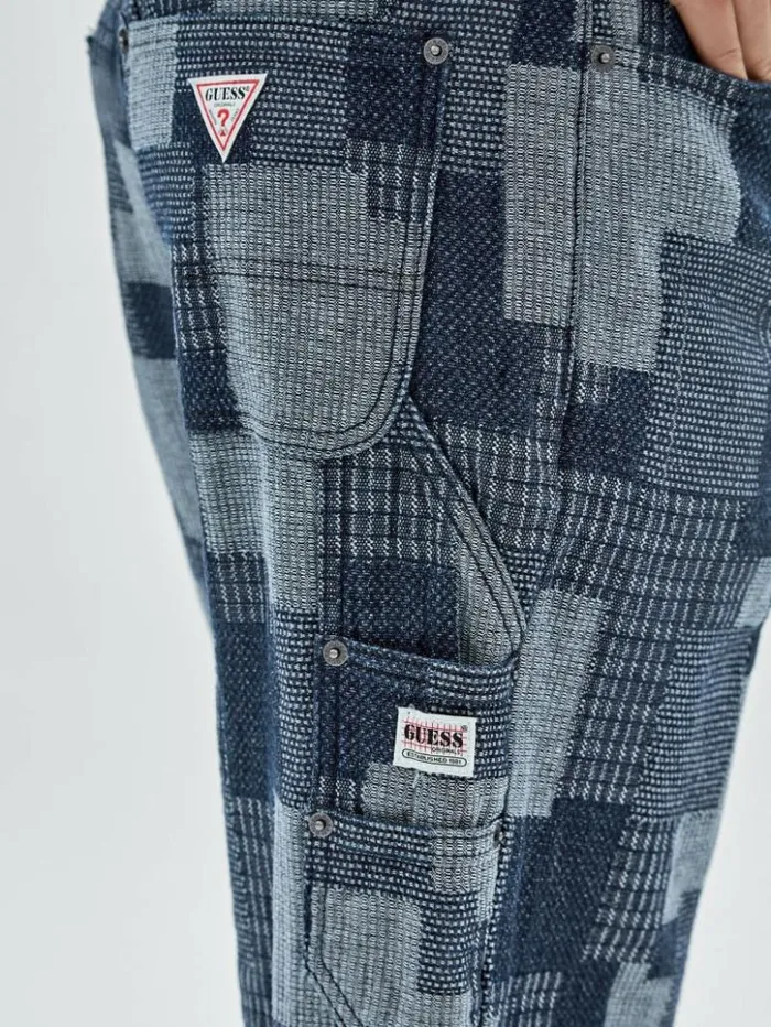 Men GUESS Jeans and Denim GUESS Originals Patched Carpenter Jeans Go Dark Rinse Wash Men GUESS Jeans and Denim GUESS Originals Patched Carpenter Jeans Go Dark Rinse Wash
