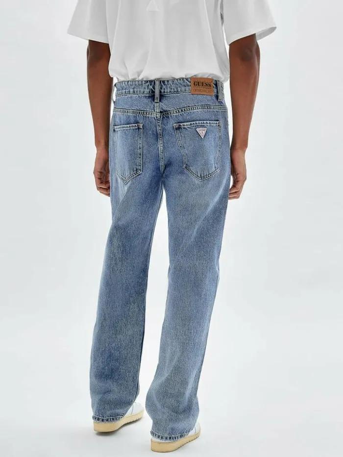 Men GUESS Jeans and Denim GUESS Originals Relaxed Pants Go Johnny Medium Wash Men GUESS Jeans and Denim GUESS Originals Relaxed Pants Go Johnny Medium Wash