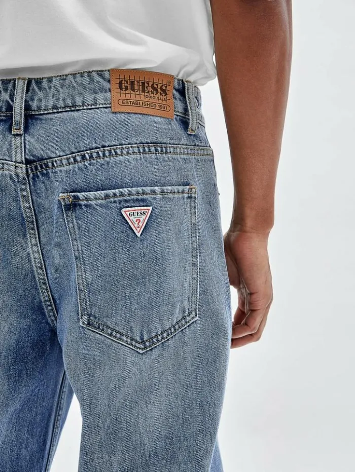 Men GUESS Jeans and Denim GUESS Originals Relaxed Pants Go Johnny Medium Wash Men GUESS Jeans and Denim GUESS Originals Relaxed Pants Go Johnny Medium Wash