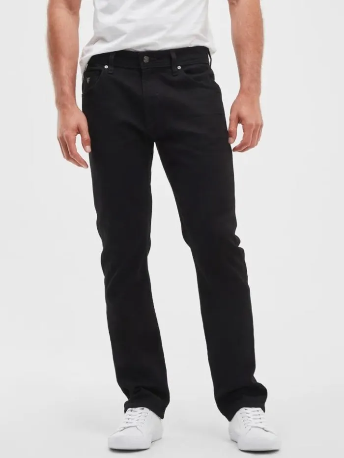 Men GUESS Jeans and Denim Regular Straight Jeans Jailbreak Wash