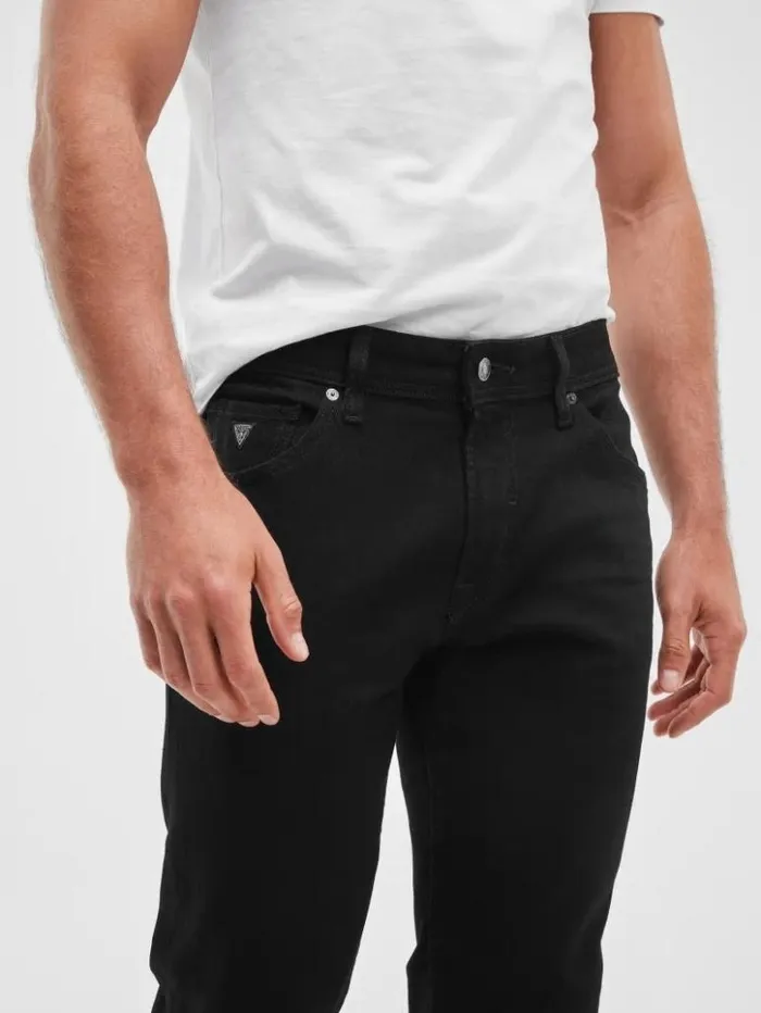 Men GUESS Jeans and Denim Regular Straight Jeans Jailbreak Wash