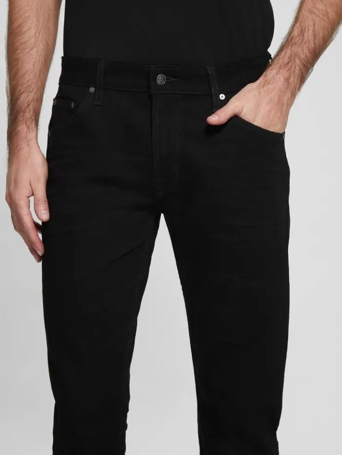 Men GUESS Jeans and Denim Regular Straight Jeans Jailbreak Wash