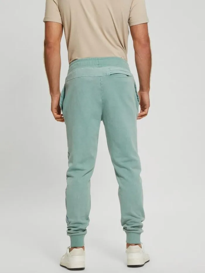 Men GUESS Pants and Shorts Dargen Signature Pants Slick Blue