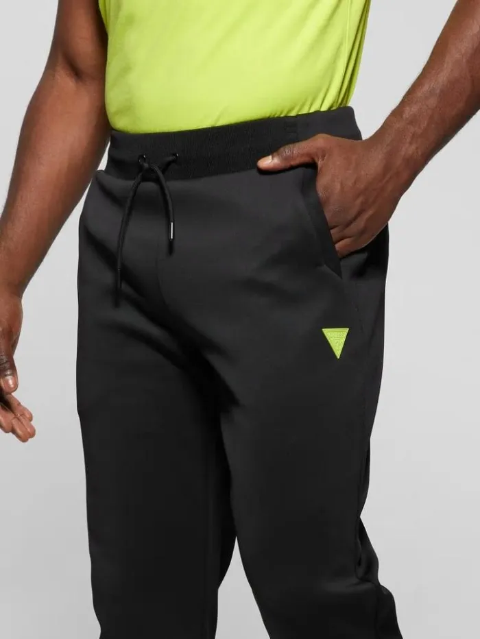 Men GUESS Pants and Shorts Eco Quincie Pant Black