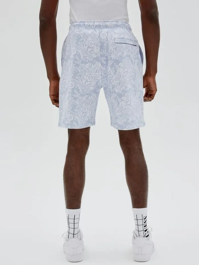 Men GUESS Pants and Shorts GUESS Originals Bandana Shorts Sonic Pearl Multi