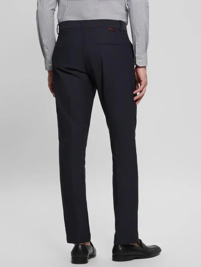 Men GUESS Pants and Shorts Myron TechStretch Dressy Pants Bleu lgant