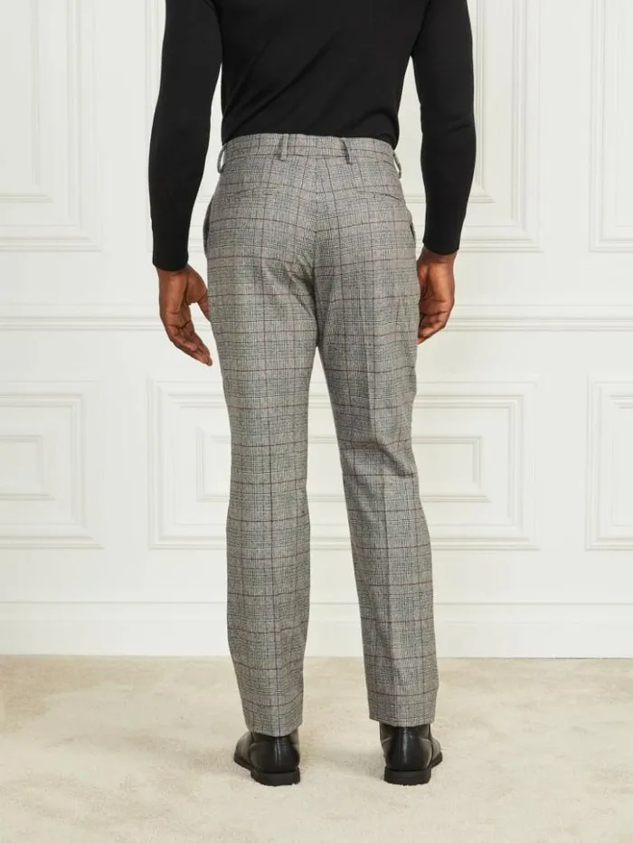 Men GUESS Pants and Shorts Roger Chino Pants Blackwhitered Check