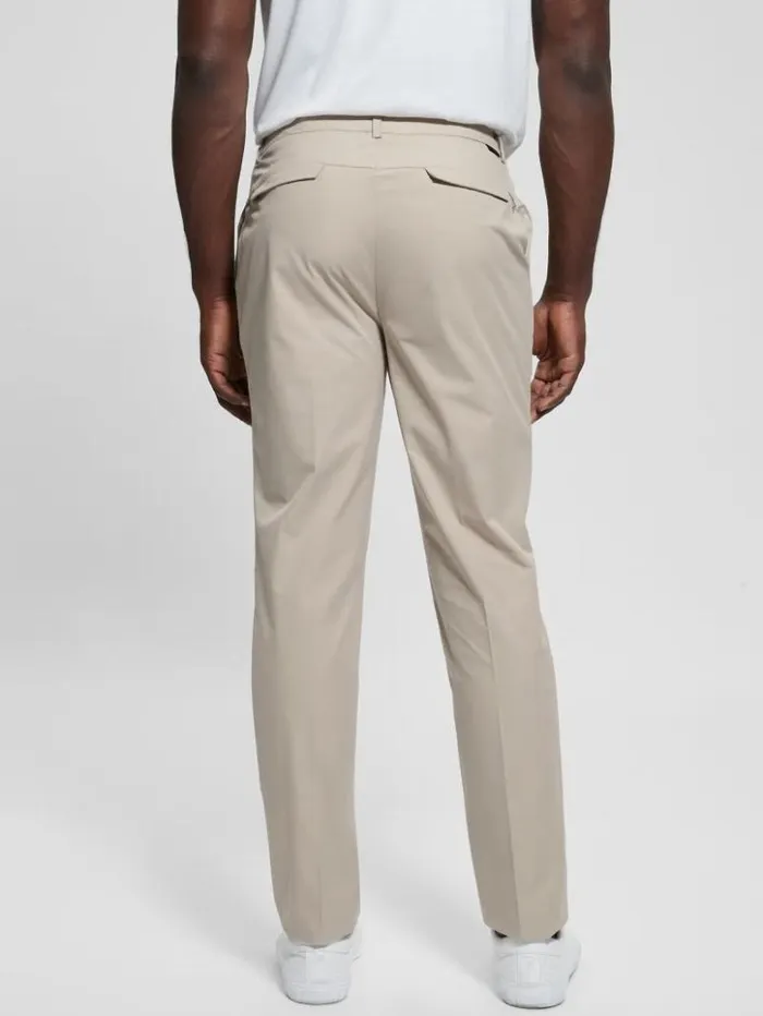 Men GUESS Pants and Shorts TechStretch Chino Pants Pasadena Stone