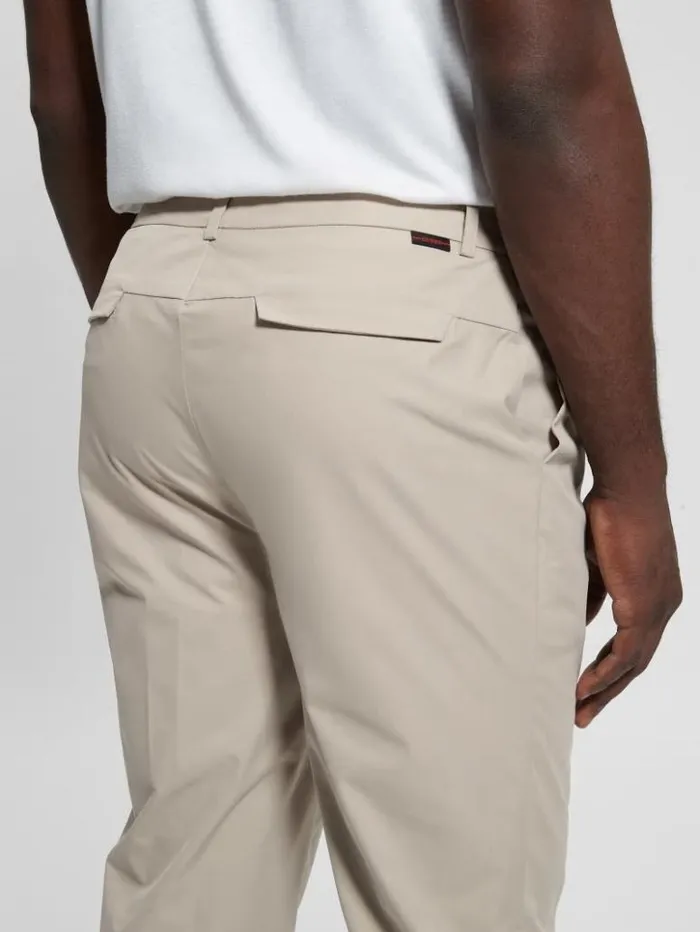 Men GUESS Pants and Shorts TechStretch Chino Pants Pasadena Stone