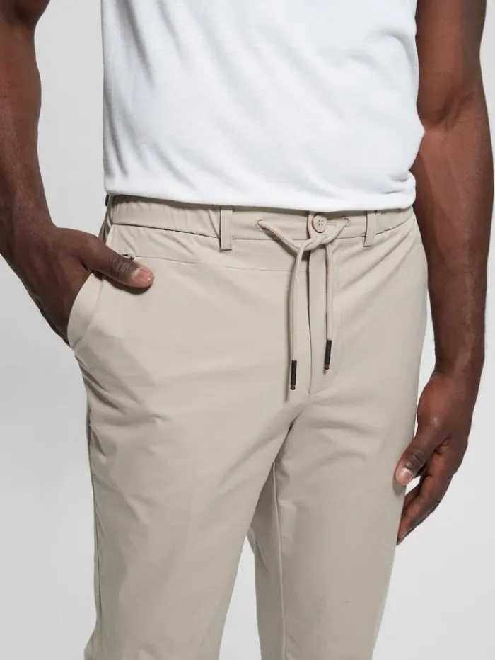 Men GUESS Pants and Shorts TechStretch Chino Pants Pasadena Stone