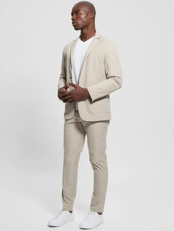 Men GUESS Pants and Shorts TechStretch Chino Pants Pasadena Stone