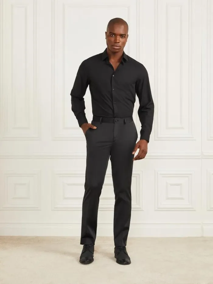 Men GUESS Pants and Shorts Warren Pant Black