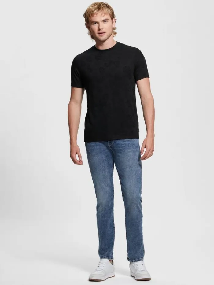 Men GUESS TShirts and Tanks Paisley Tee Black