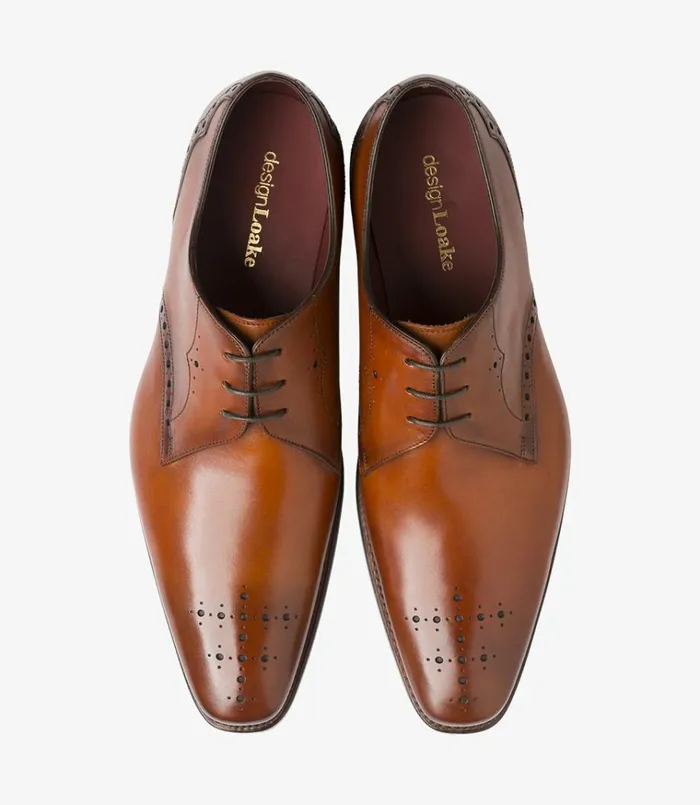 Men Hannibal Brown Loake Plain Ties