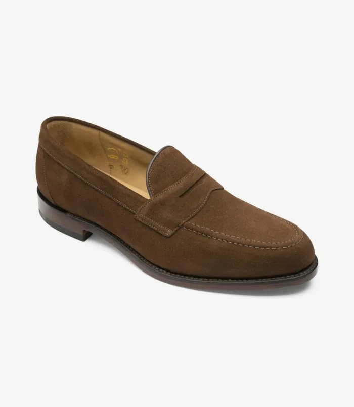 Men Imperial Brown Suede Loake Loafers Men Imperial Brown Suede Loake Loafers