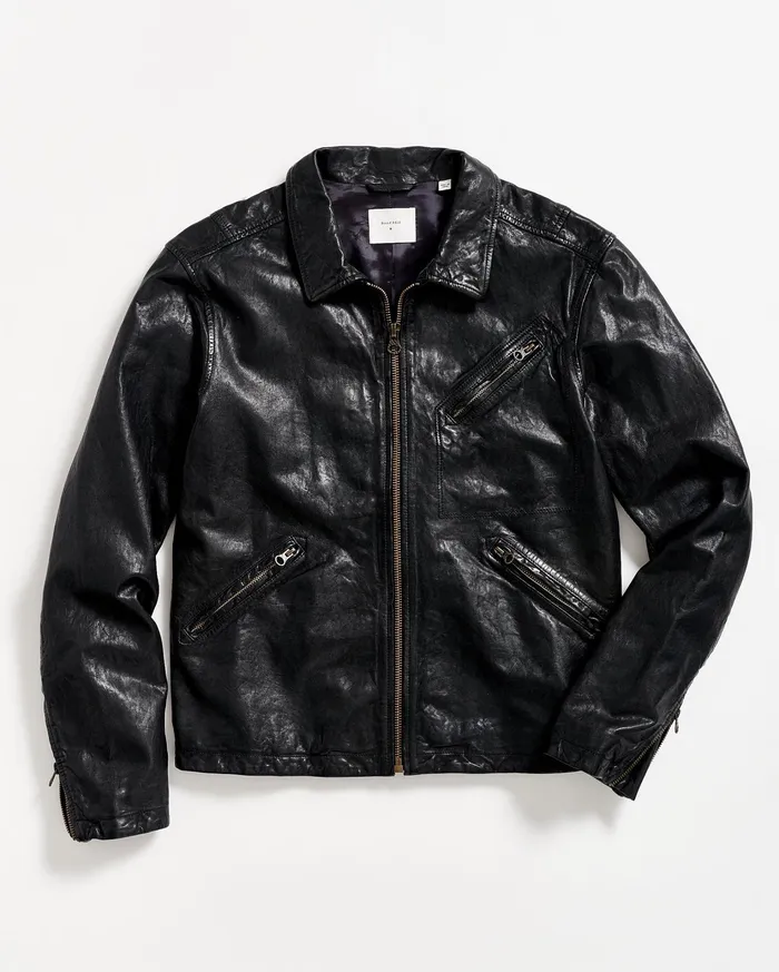 Men Jackets and Outerwear Billy Reid Blake Jacket Black