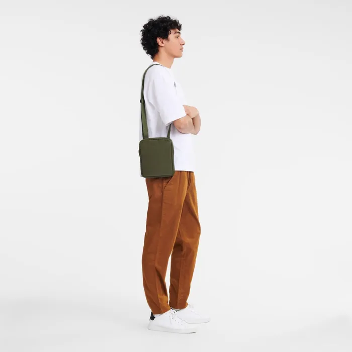 Men Le Foulonn XS Crossbody Bag Khaki Longchamp Crossbody Bags