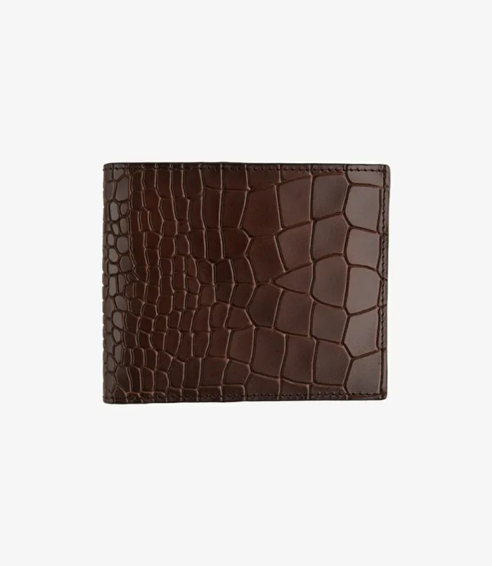 Men Lombard Wallet Dark Brown Loake Wallets Card Holders