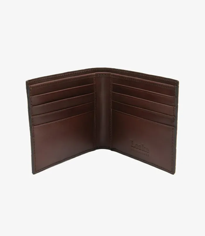 Men Lombard Wallet Dark Brown Loake Wallets Card Holders