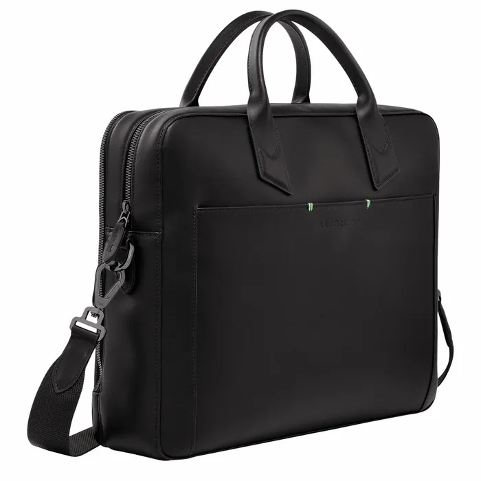 Men Longchamp Sur Seine M Briefcase Black Longchamp Briefcase