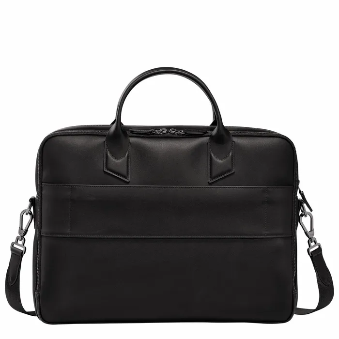 Men Longchamp Sur Seine M Briefcase Black Longchamp Briefcase