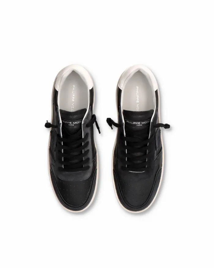 Men Nice Sneakers Black Shoes For Man Paris PM Philippe Model Paris Casual