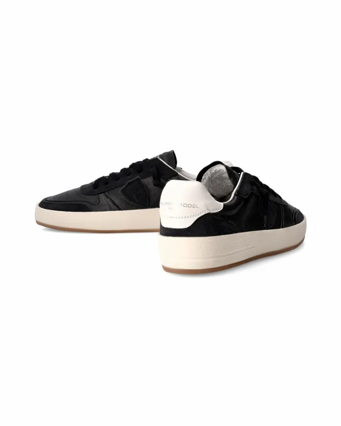 Men Nice Sneakers Black Shoes For Man Paris PM Philippe Model Paris Casual