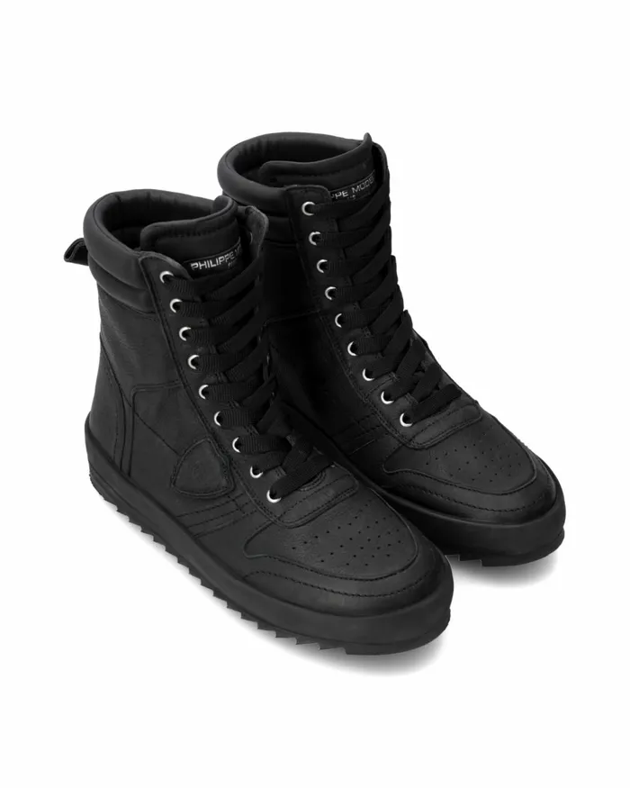 Men Nice Sneakers Black Shoes Paris Philippe Model Paris Hybrid