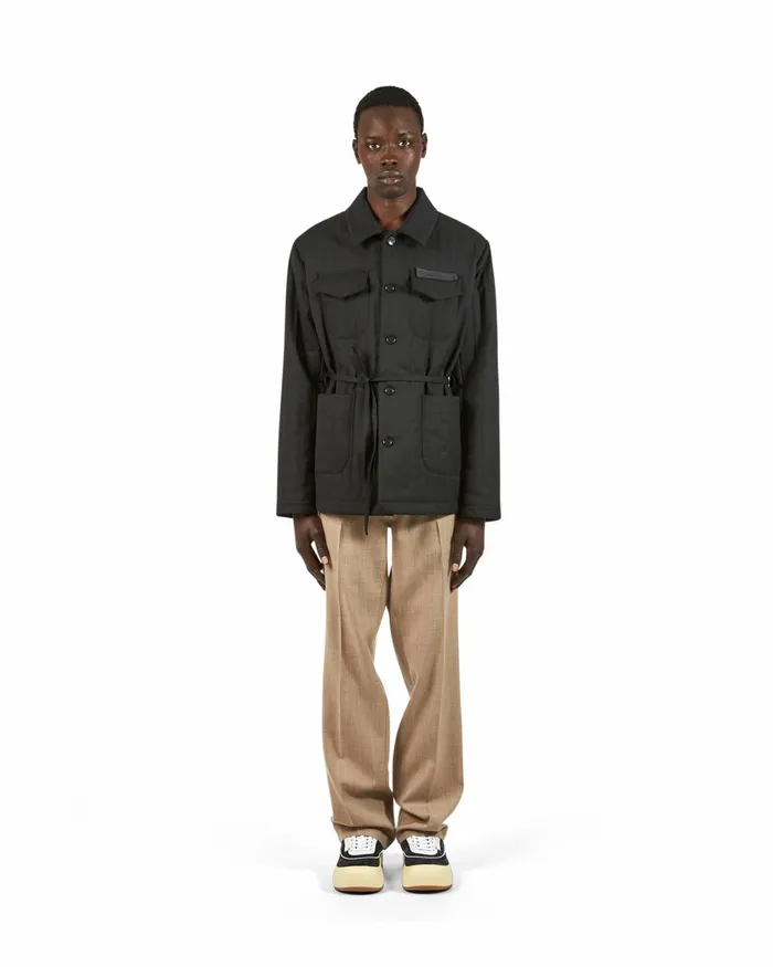 Men Oversize Jacket 8211 Black Paris Philippe Model Paris Outerwear